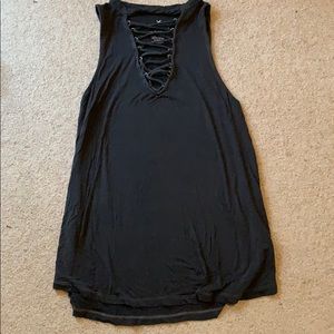 American Eagle Lace-Up Tank Top